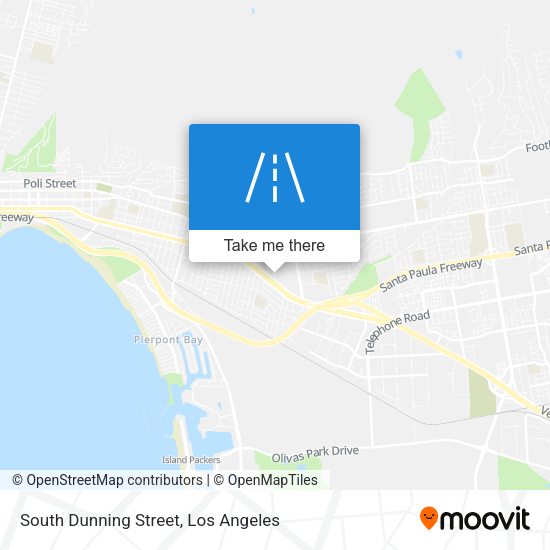 South Dunning Street map