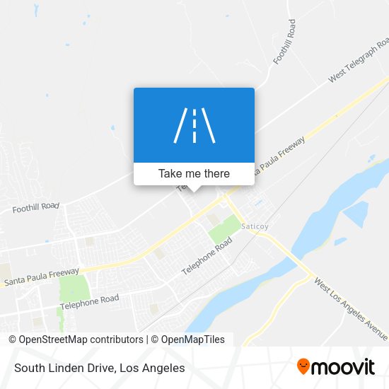South Linden Drive map