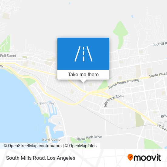South Mills Road map