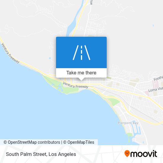 Mapa de South Palm Street