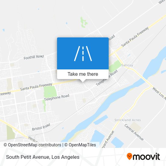 Mapa de South Petit Avenue