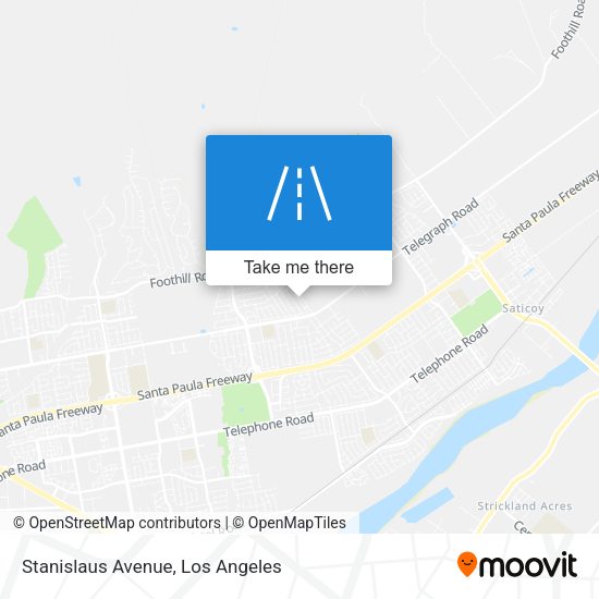 Stanislaus Avenue map