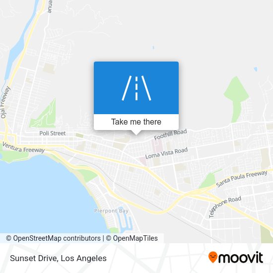 Mapa de Sunset Drive