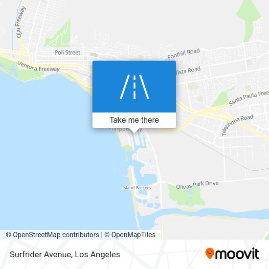 Surfrider Avenue map