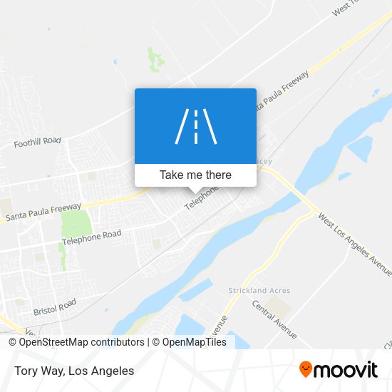Mapa de Tory Way