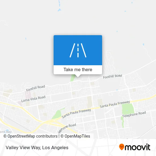 Valley View Way map