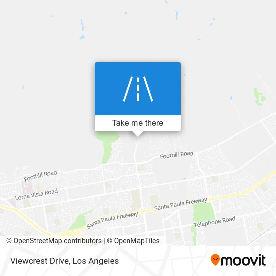 Viewcrest Drive map