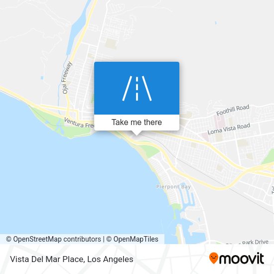 Vista Del Mar Place map