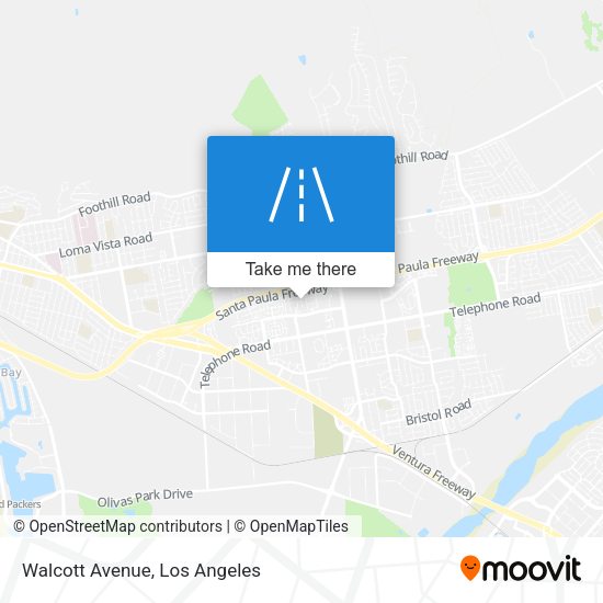 Mapa de Walcott Avenue