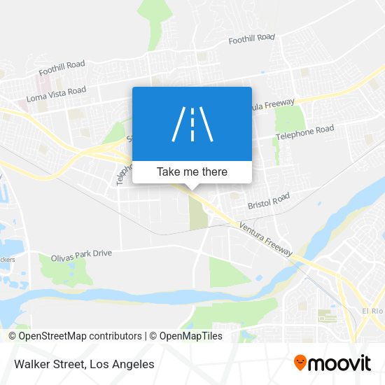 Mapa de Walker Street