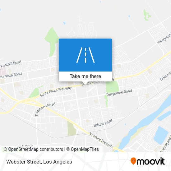 Mapa de Webster Street