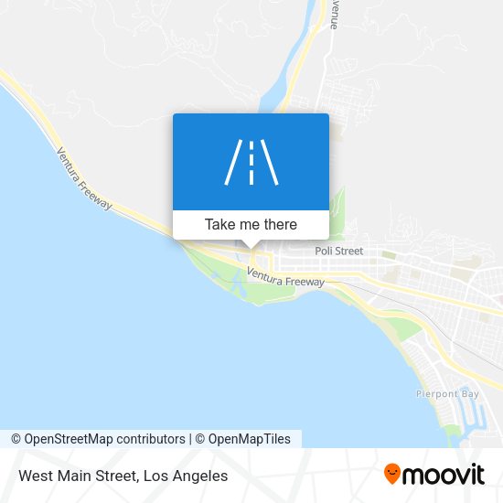 West Main Street map