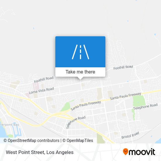 West Point Street map
