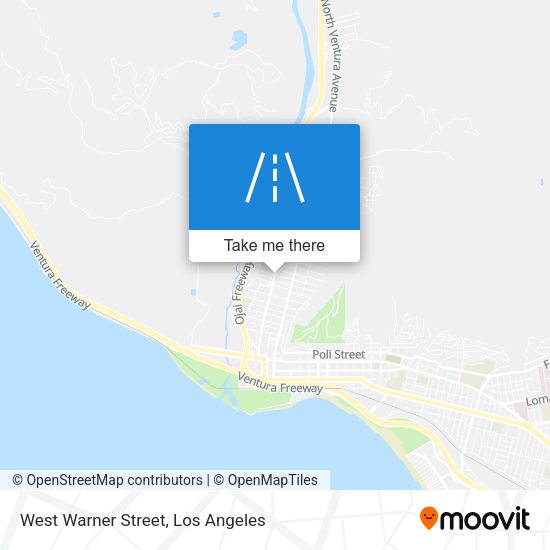 Mapa de West Warner Street