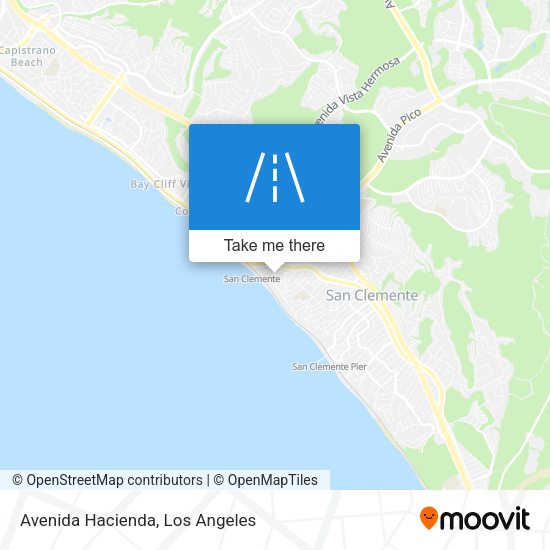 Avenida Hacienda map
