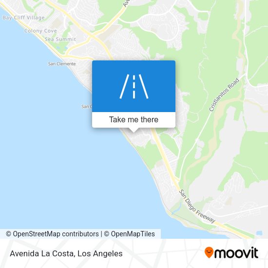 Avenida La Costa map