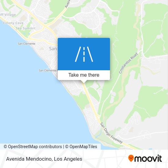 Mapa de Avenida Mendocino