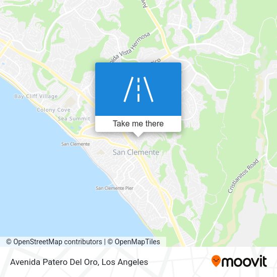 Avenida Patero Del Oro map