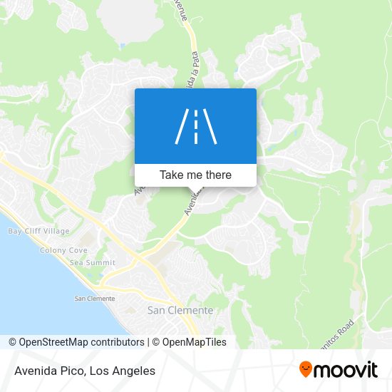 Mapa de Avenida Pico