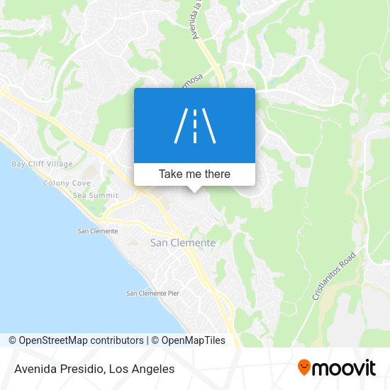 Avenida Presidio map