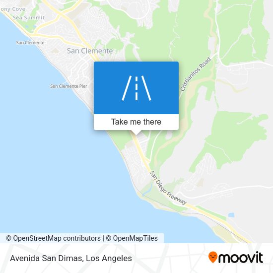 Avenida San Dimas map