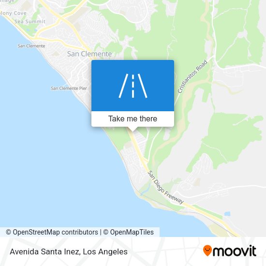 Mapa de Avenida Santa Inez