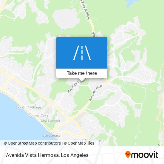 Mapa de Avenida Vista Hermosa