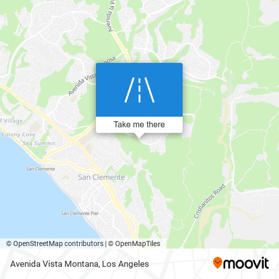 Avenida Vista Montana map