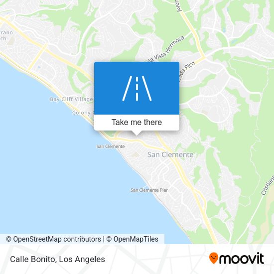 Mapa de Calle Bonito