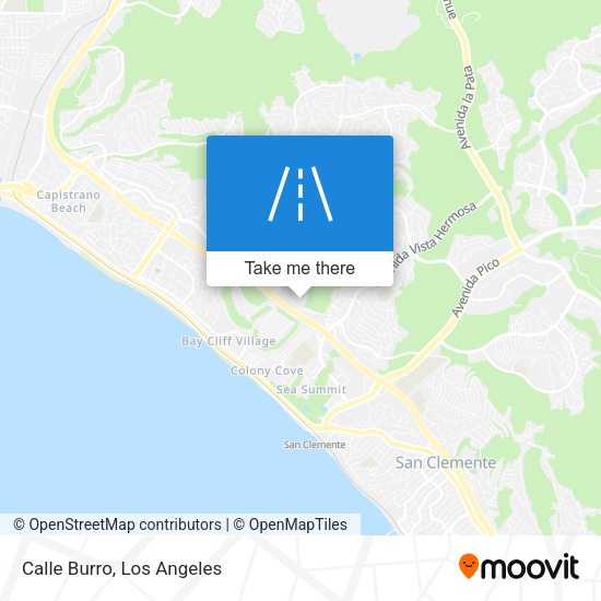 Mapa de Calle Burro
