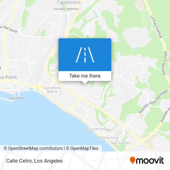 Mapa de Calle Cetro