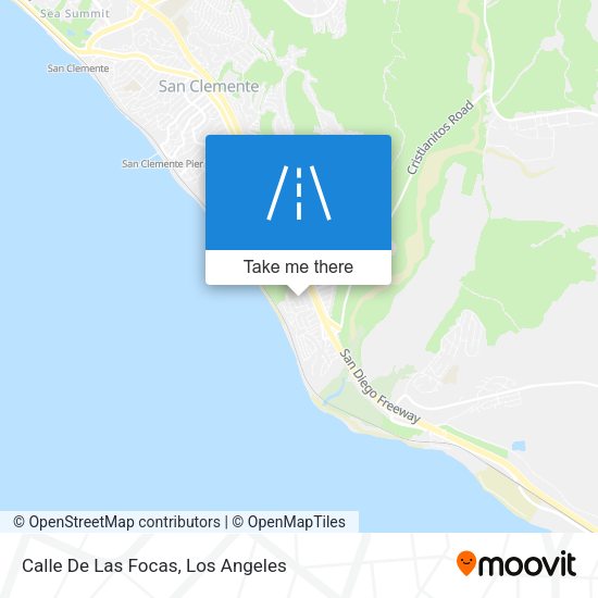 Calle De Las Focas map