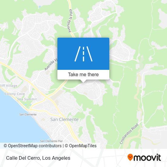 Mapa de Calle Del Cerro