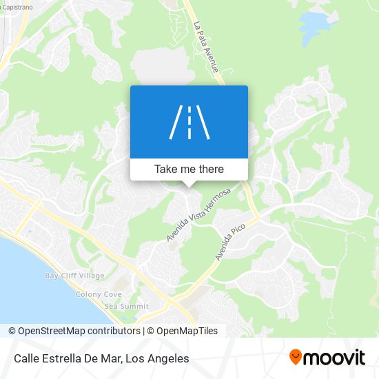 Mapa de Calle Estrella De Mar