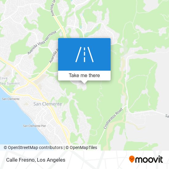 Calle Fresno map