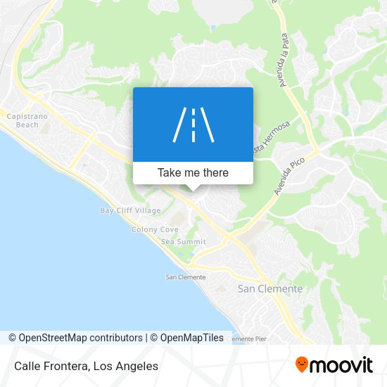 Mapa de Calle Frontera