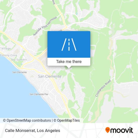 Mapa de Calle Monserrat