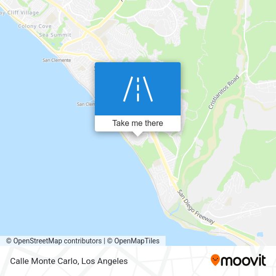 Calle Monte Carlo map