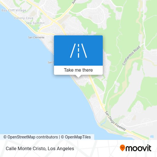 Calle Monte Cristo map