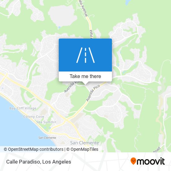 Mapa de Calle Paradiso