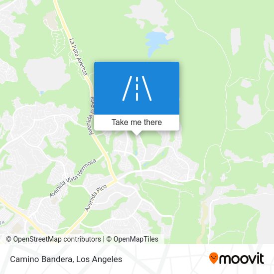 Mapa de Camino Bandera