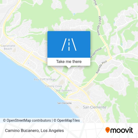 Mapa de Camino Bucanero