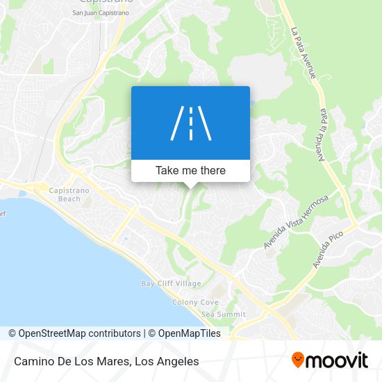 Camino De Los Mares map