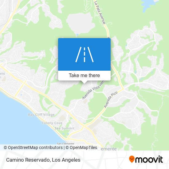 Mapa de Camino Reservado