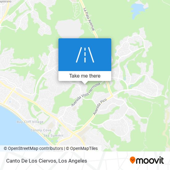 Canto De Los Ciervos map