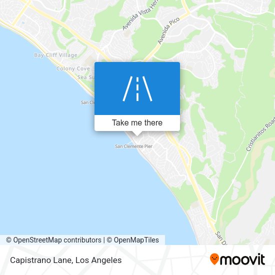 Mapa de Capistrano Lane