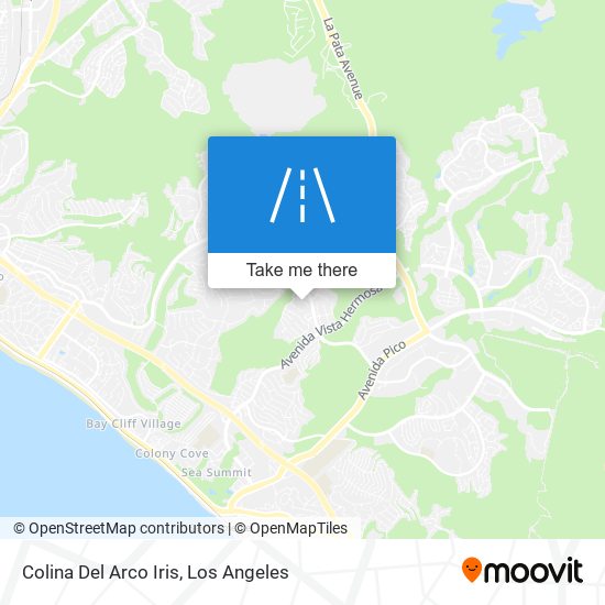 Mapa de Colina Del Arco Iris