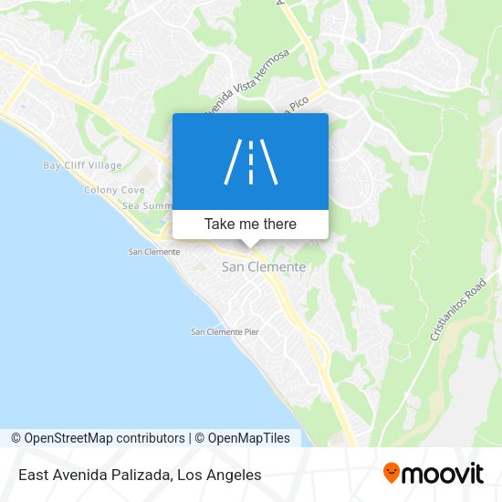 East Avenida Palizada map