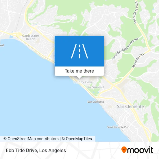 Ebb Tide Drive map
