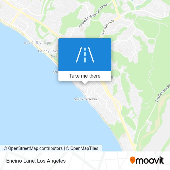 Mapa de Encino Lane
